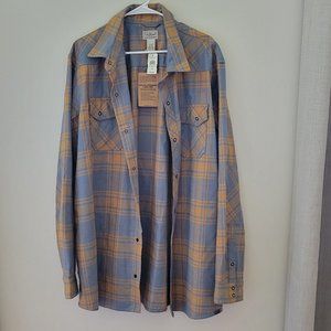 LL Bean Mens XXL Overland Performance Flannel Shirt